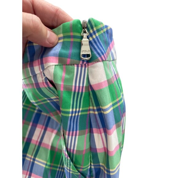 Polo Ralph Lauren Golf Plaid Pleated Golf Skort Fairway Plaid Size 2 $148 NWOT - Picture 7 of 13
